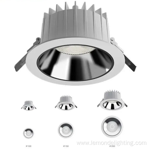 Commercial Aluminum Recessed Ceiling Light Downlight